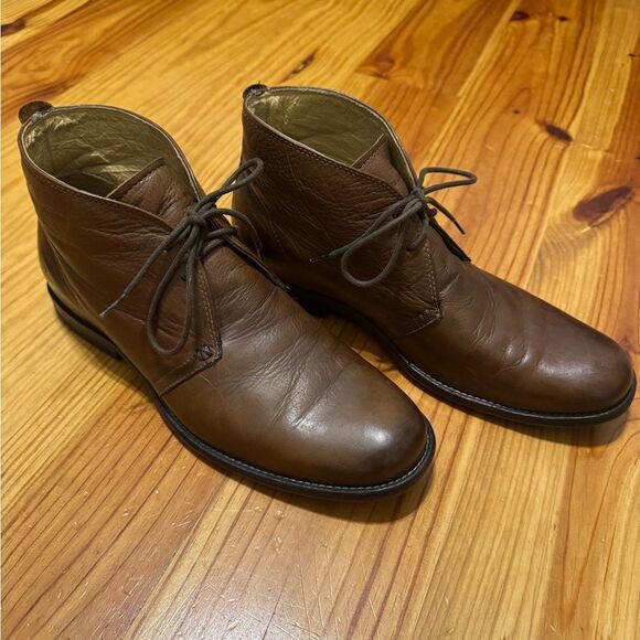 $298.00 FRYE Men\'s Phillip Chukka Boots Cognac 9.5 D main image 5
